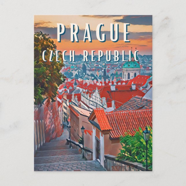 Carte Postale Découvrez la Beauté de Prague (Devant)