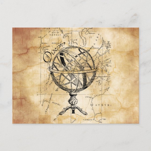 Carte Postale Découvrez le monde (Devant)