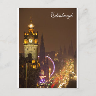 Carte postale d'Édimbourg
