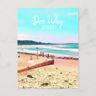 Carte Postale Dee Why Sydney Northern Beaches voyage rétro