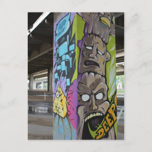 Carte Postale Deep Ellum Graffiti Art # 53