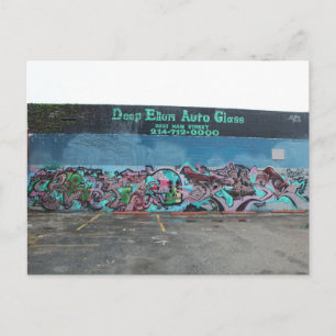Carte Postale Deep Ellum Graffiti Artwork # 17