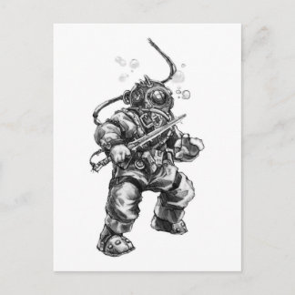 Carte postale Deep Sea Diver