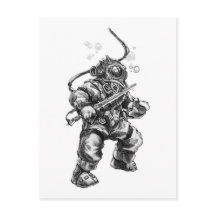 Carte postale Deep Sea Diver