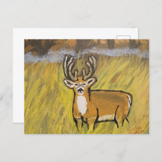 Carte postale Deer In Fall