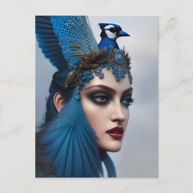 Carte Postale Déesse Bluejay (Devant)