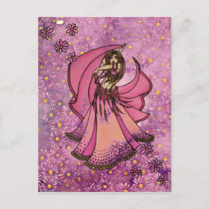Carte Postale Déesse Danseuse du Ventre                         