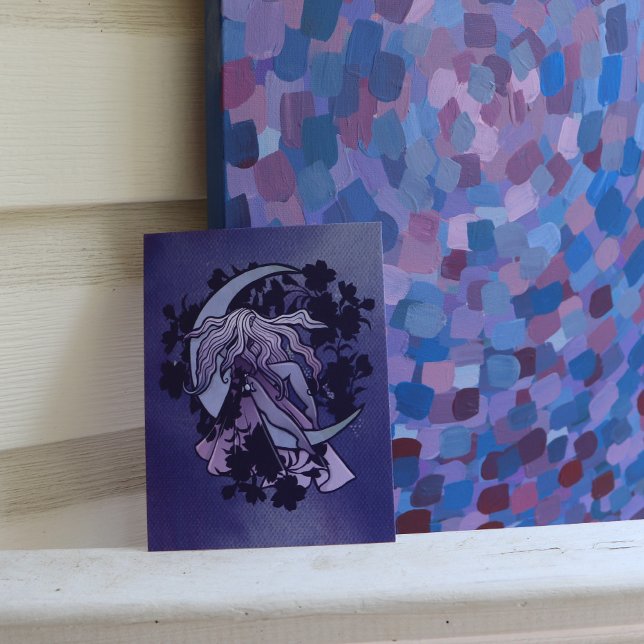 Carte Postale Déesse de la lune (Créateur téléchargé)