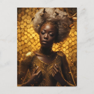 Carte Postale Déesse des abeilles miel