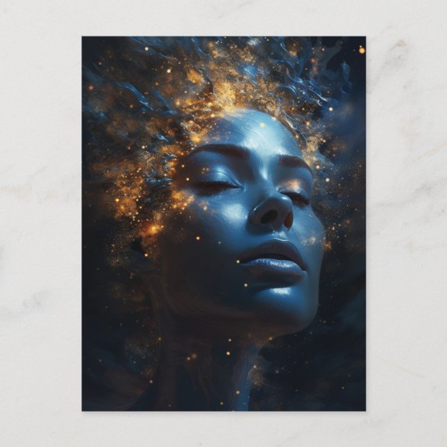 Carte Postale Déesse des étoiles (Devant)