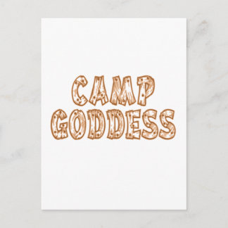 Carte Postale Déesse du camp