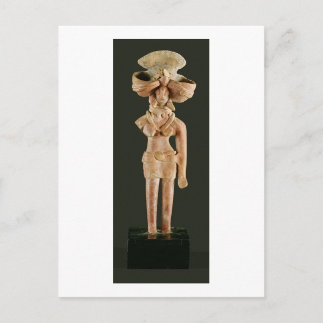 Carte Postale Déesse mère en terre cuite, Mohenjodaro, 2300-1750 (Devant)