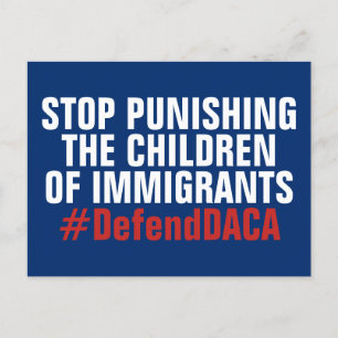 Carte Postale Défendre DACA DREAMers ne punit pas les enfants