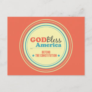 Carte Postale Défendre La Constitution