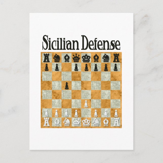 Carte Postale Défense sicilienne (Devant)