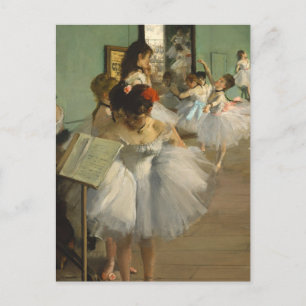 Carte Postale Degas Classe Danse Danseurs de ballet Ballerina Ar