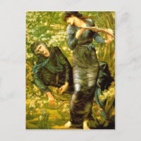 Dégoulement de Merlin ~ Burne-Jones 1874 Peinture