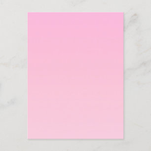 Carte Postale Dégradé rose