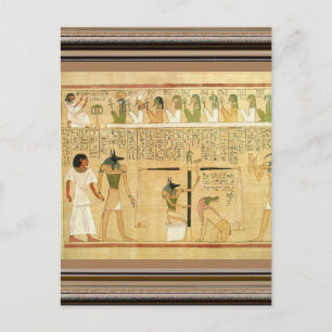 Carte postale d'Égypte-Hiéroglyphes