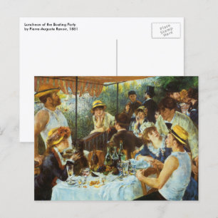 Carte Postale Déjeuner de la fête nautique par Pierre Renoir