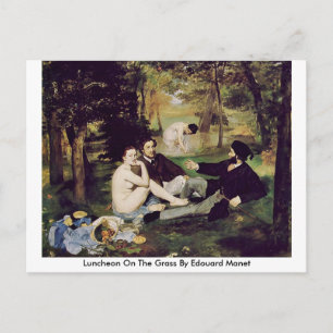 Carte Postale Déjeuner Sur L'Herbe Par Edouard Manet