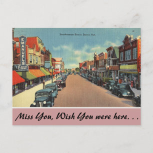 Carte Postale Delaware, rue Loockerman