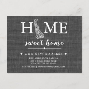 Carte postale DELAWARE State Moving Faire-part