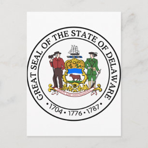 Carte Postale Delaware, USA