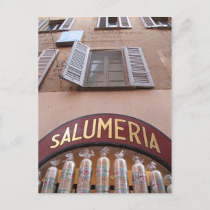 Carte Postale Délicatessen italien ~ Salumeria