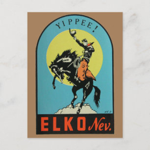 Carte postale d'Elko, Nevada