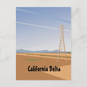 Carte postale Delta de Californie