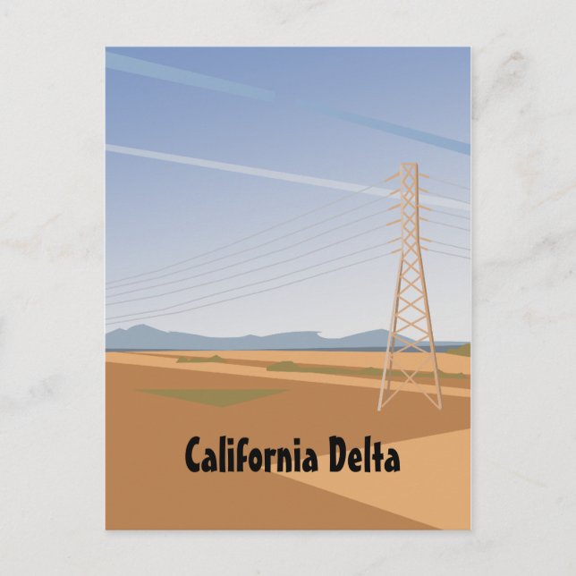 Carte postale Delta de Californie (Devant)