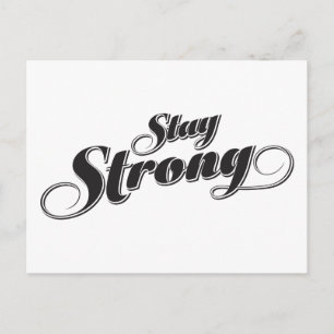 Carte Postale Demeurez fort Inspirationnel et Encouragement Cita