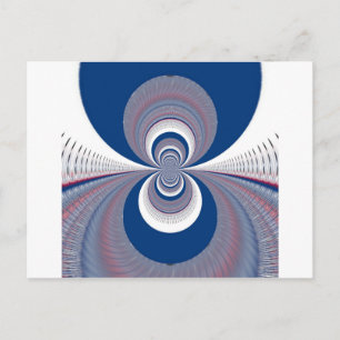 Carte Postale Demi bleu