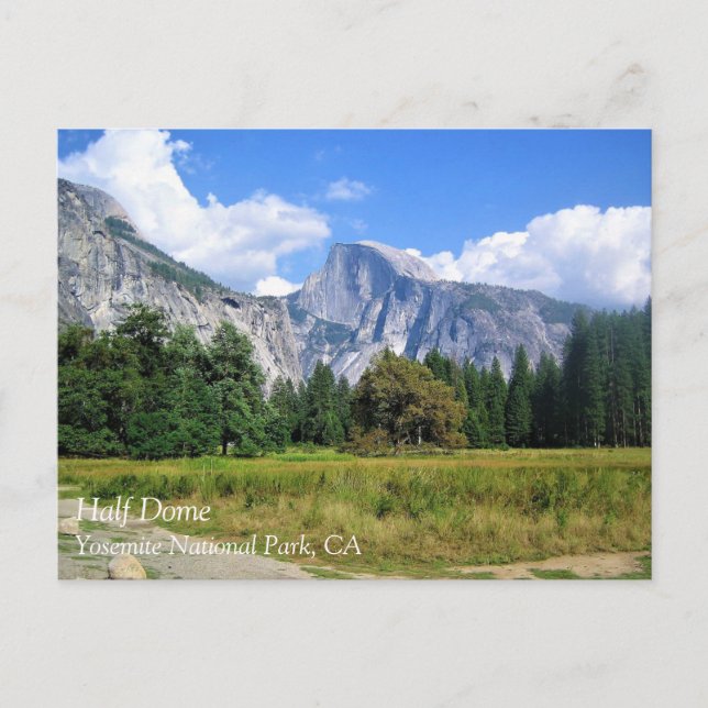 Carte Postale Demi-Dôme, Parc national de Yosemite, Californie (Devant)