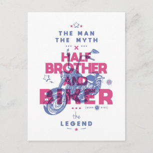 Carte Postale Demi frère et moker l'homme le mythe la légende