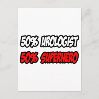 Carte Postale Demi-Urologue...Demi Superhero