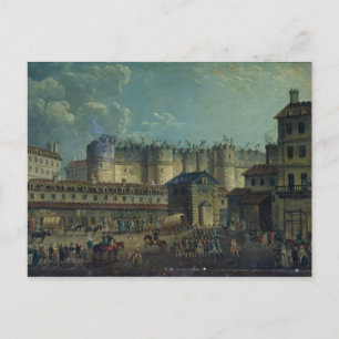 Carte Postale Démolition de la Bastille en 1789