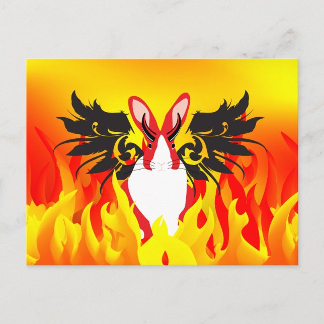 CARTE POSTALE DEMON (Devant)