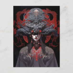 Carte Postale Demon Queen Imaginaire Art