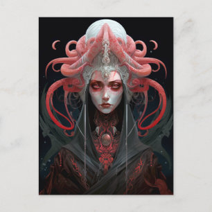 Carte Postale Demon Queen Imaginaire Art