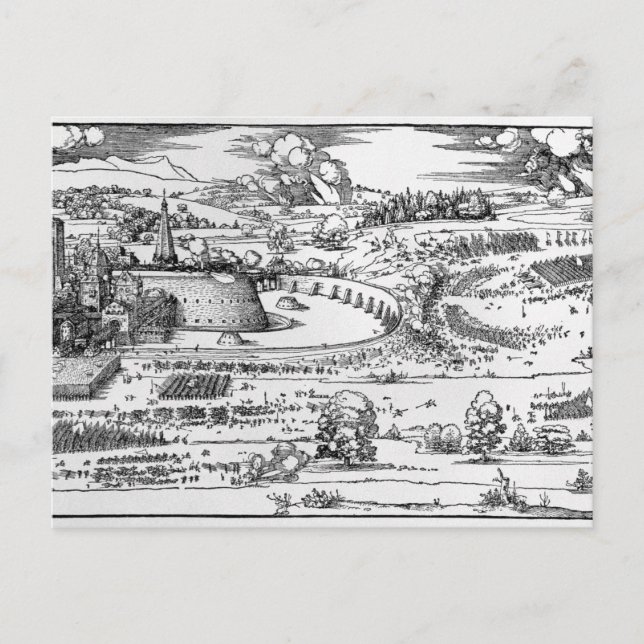 Carte Postale Démonstration de mesures défensives (Devant)