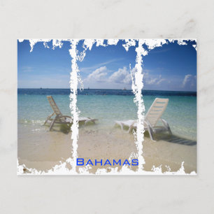 Carte postale démunie aux Bahamas