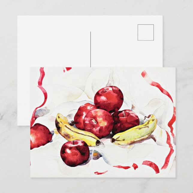 Carte Postale Demuth - Nature morte aux pommes (Devant / Derrière)