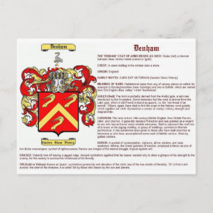 Carte Postale Denham (signifiant)