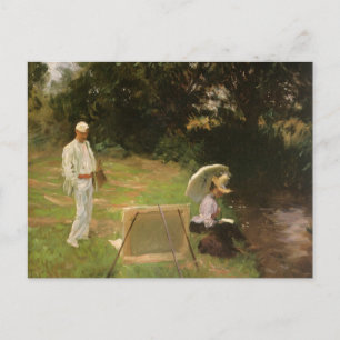 Carte Postale Dennis Miller Bunker Peinture à Calcot par Sargent
