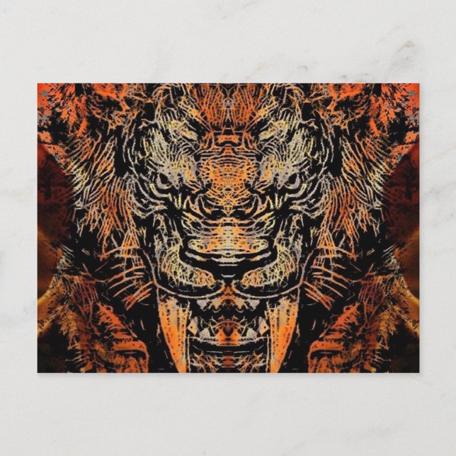 Carte Postale Dent Sabre (Devant)