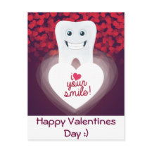 Carte postale Dental Valentine