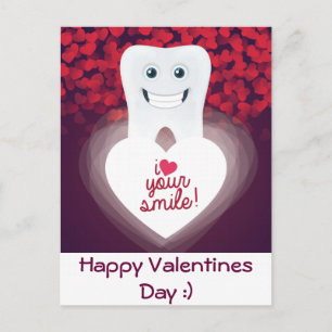Carte postale Dental Valentine