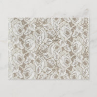 Dentelle blanche vintage